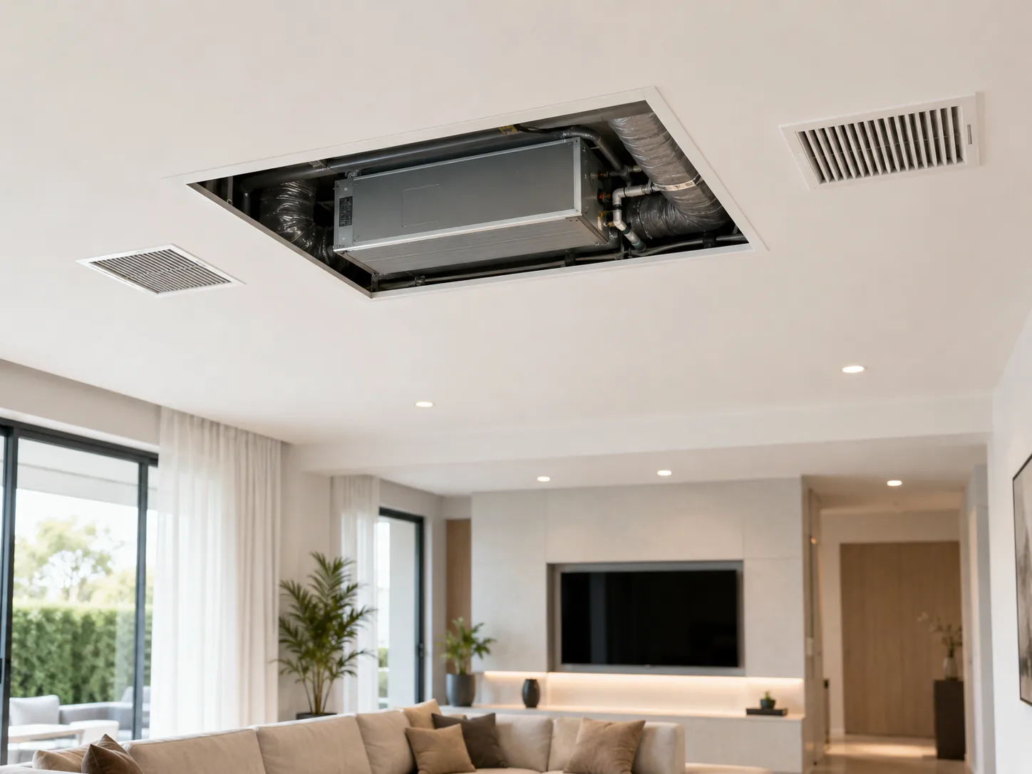 Máquinas de aire acondicionado por conductos para viviendas con preinstalación