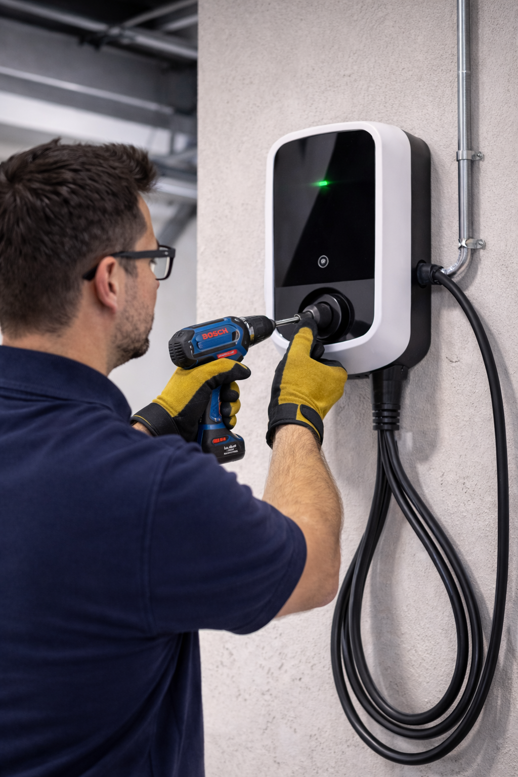 Punto de recarga de vehículo eléctrico