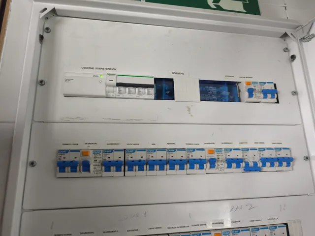 Cuadro eléctrico de negocio